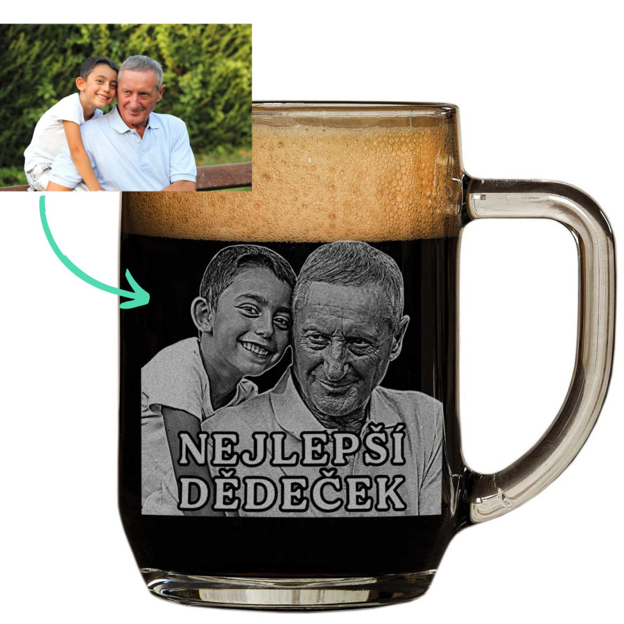 Dárek pro děečka - Půllitr s fotkou