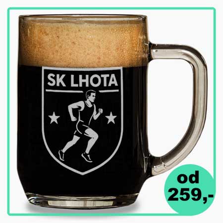 Půllitr s logem sportovního klubu